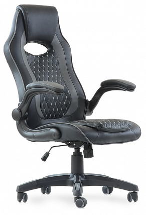 Кресло К-37 к/з черно-серый от магазина Аленсио